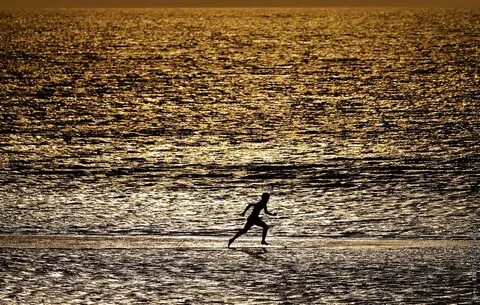 Running along