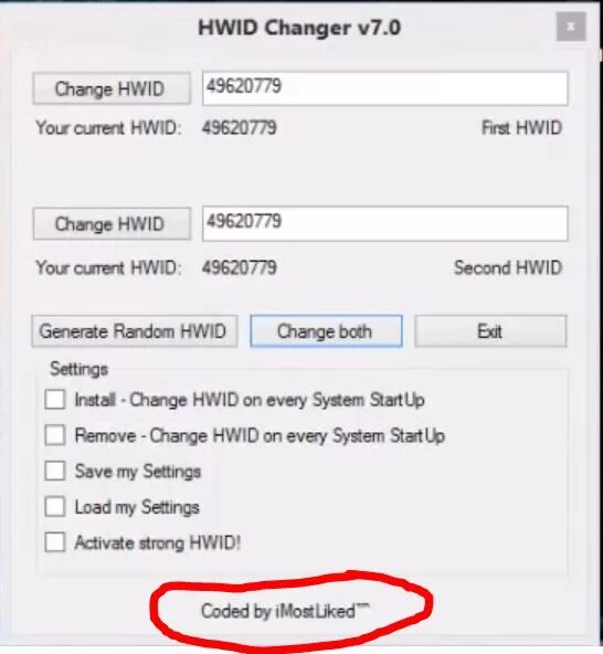 Hwid бан. HWID. Пример HWID. HWID сбросить. HWID Changer by neos07.