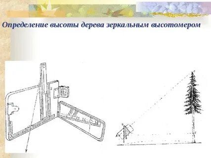 Прибор для определения высоты горы