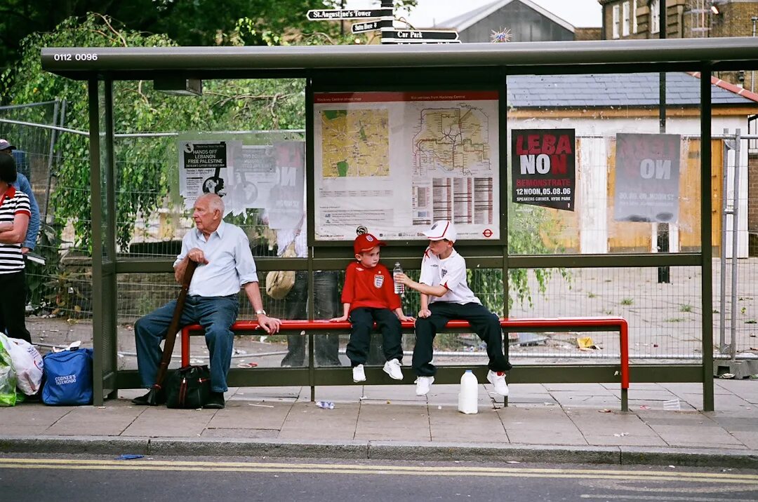 Where the bus stop