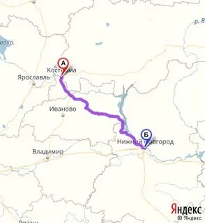 От коврова до костромы