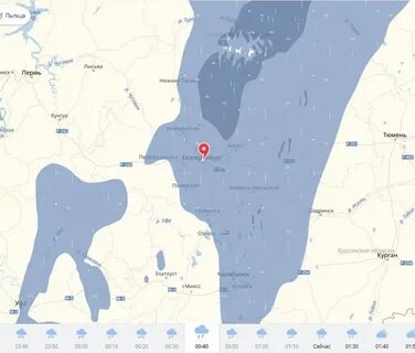 Погода курчатов карта осадков