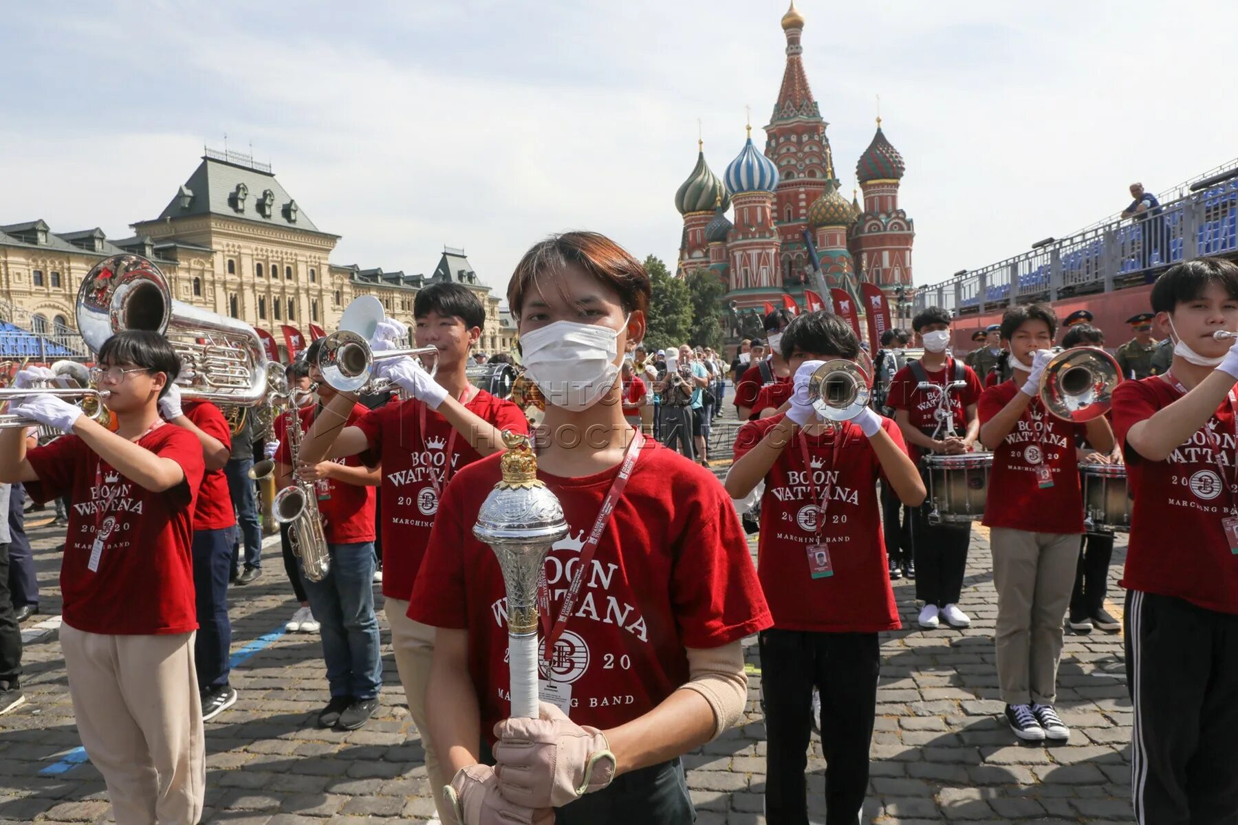 Фестиваль Спасская башня в Москве в 2022. Фестиваль военных оркестров на красной площади. Площадь. Красная площадь сегодня.