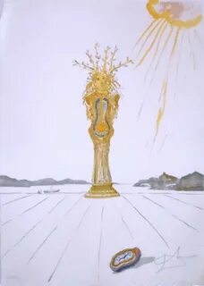 Дали рисует в воде