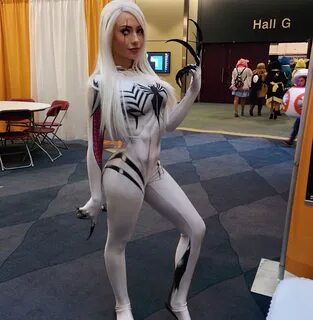 Comic book and video game cosplay of Elise Laurenne, Anti_Gwenom.