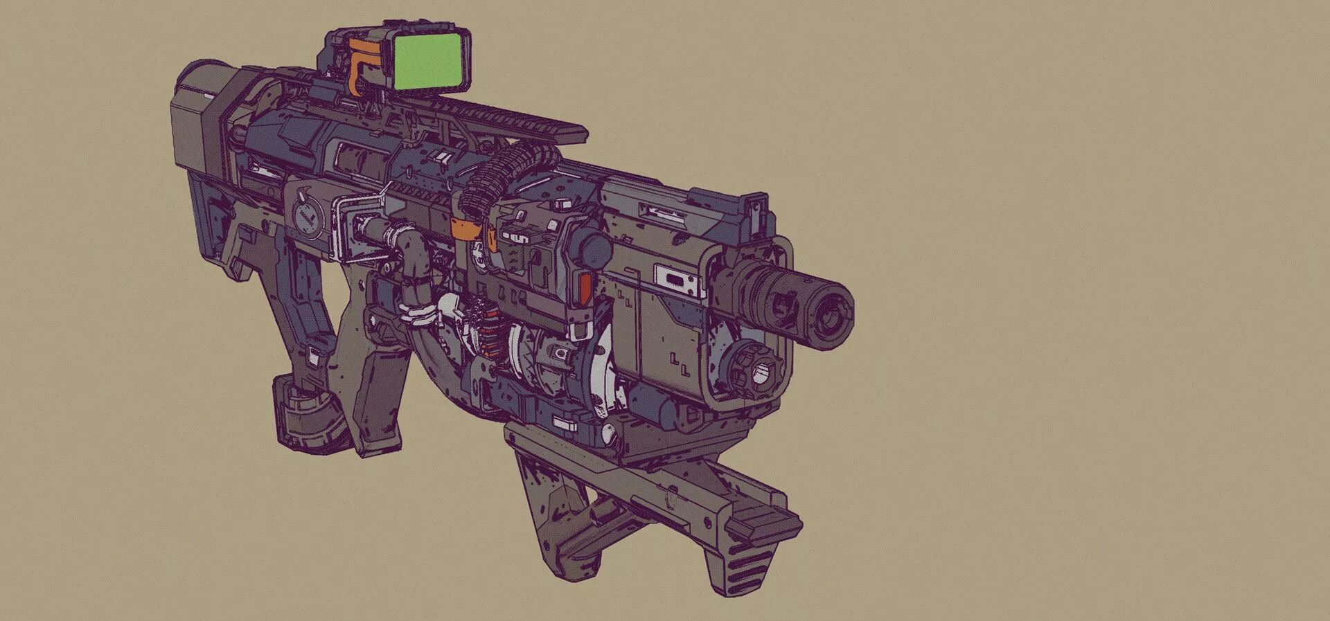 Weapon concept. Elijah mcneal weapon. концепт оружия.