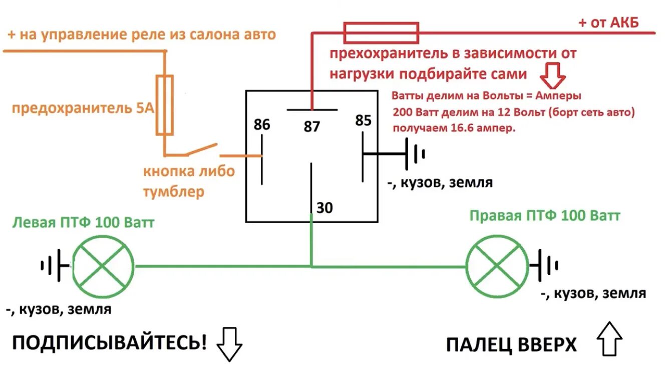 Подключение противотуманных фар через реле и кнопку. Подключить фары через реле 4 контактное схема подключения. Схема подключения противотуманок на авто через кнопку с подсветкой. Схема подключения светодиодной балки без реле. Схема подключения противотуманок 5 контактное реле с кнопкой.