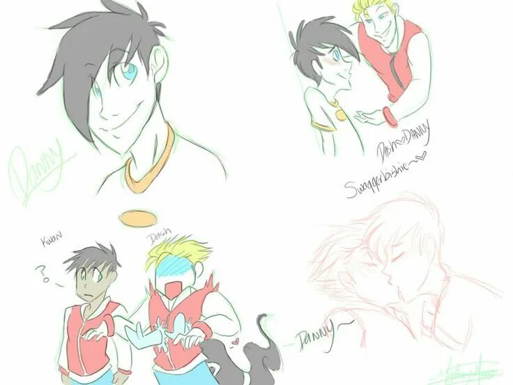 Danny and pam go. Дэнни и дэш. дэнни призрак и дэш яой. danny phantom x dash. дэнни призрак дэнни и дэш.
