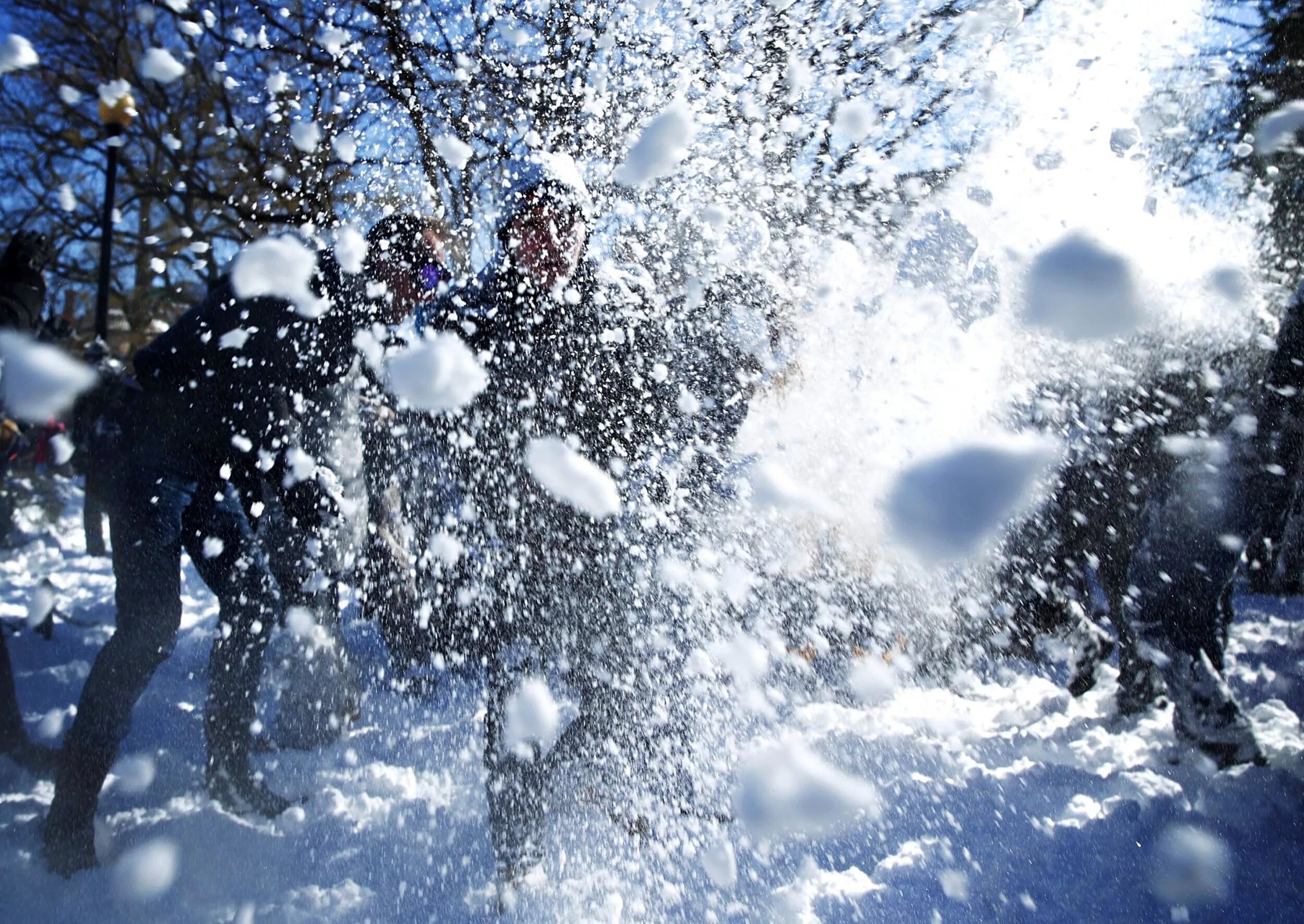 Игра в снежки. Зимняя прогулка. Игра в снежки. Играть в снежки во сне. Игра в снежки.