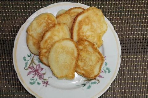 Оладушки с манкой