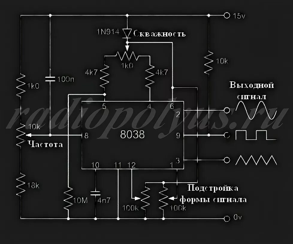 Icl8038 Генератор сигналов схема. Функциональный Генератор icl8038 схема. Icl8038 схема включения. Модуль генератора синусоидальных сигналов icl8038 схема. Частота 300 кгц