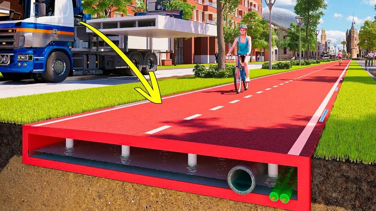 Plastic Road Голландия. PLASTICROAD Нидерланды. Дороги из переработанного пластика в Нидерландах. Асфальт из переработанного пластика в Англии.