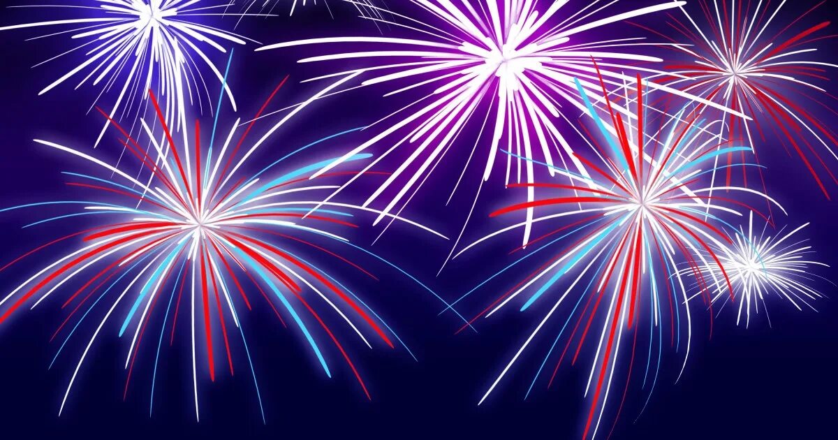 Firework chase. Firework chase