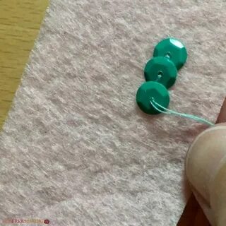 Пришив пайеток