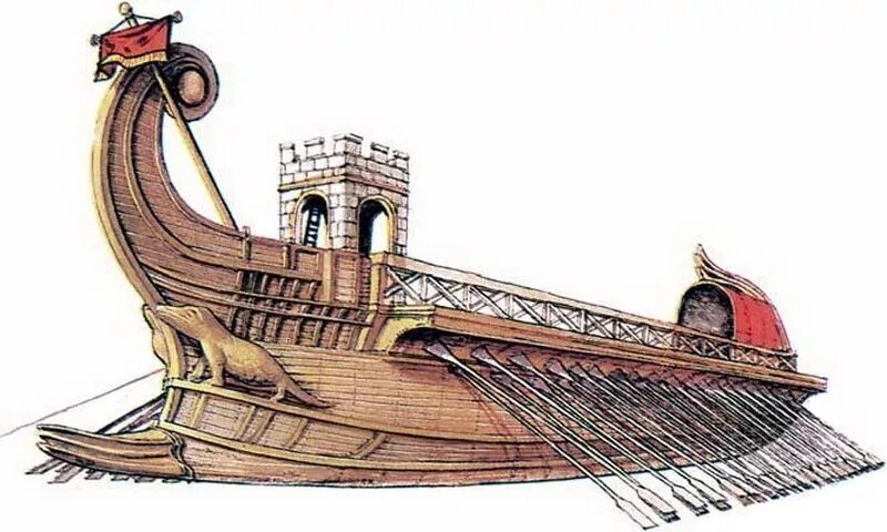 Ладья сканворд 5. Римский корабль квинквирема. Бирема корабль Рим. Римская трирема корабль. Греческая бирема корабль.