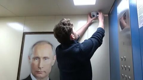 Камера в лифте видео