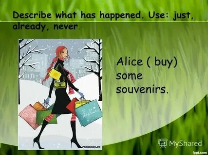 She had just bought