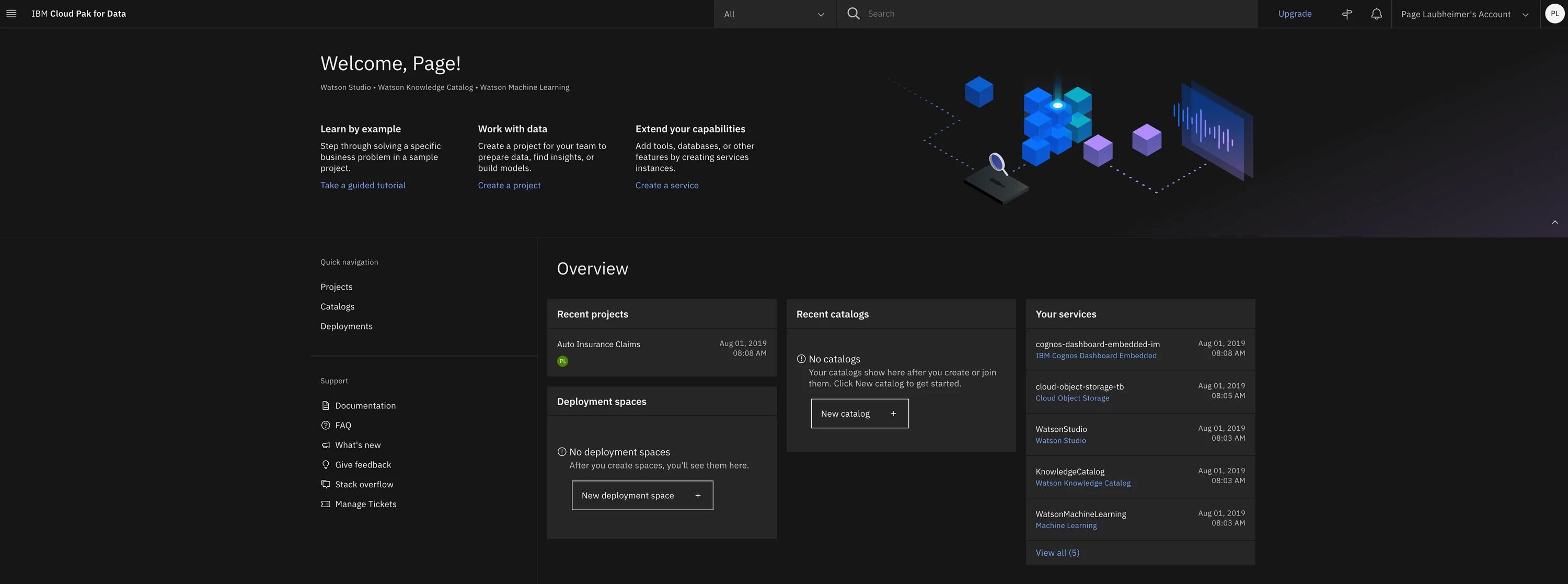 Ibm studio. Ibm watson studio. ibm watson studio interface.