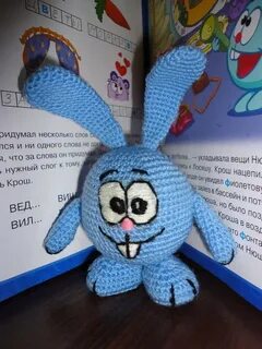 Крош из смешариков крючком
