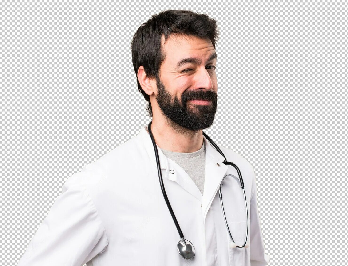 Молодой врач мужчина. Врач подмигивает. Подмигивающий врач мужчина. Доктор PSD. Врач фото на белом фоне.