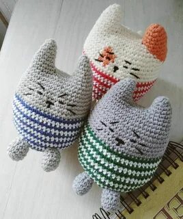 Котята амигуруми