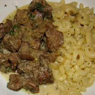 Рецепт куриной печени с макаронами