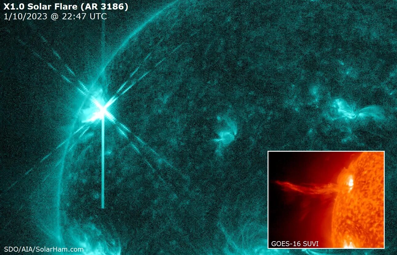 Вспышка на солнце 5 ноября 2023