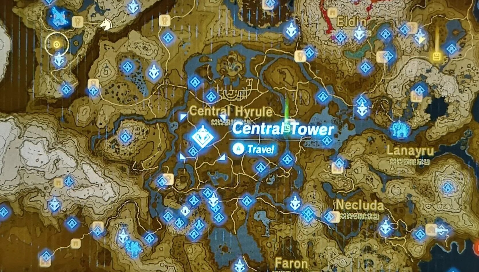 Zelda botw map. Эберская башня Зельда. Эберская башня Зельда на карте. Ланейру Зельда. Хатенская башня Зельда святилища.
