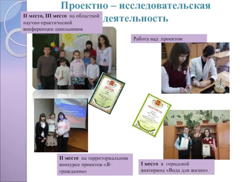 Городские проекты исследовательских работ Проект образовательного кластера