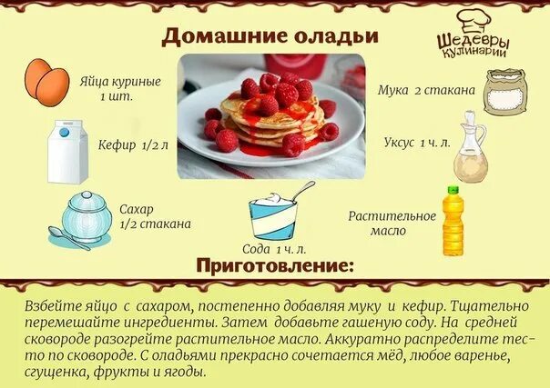 Ингредиенты программа