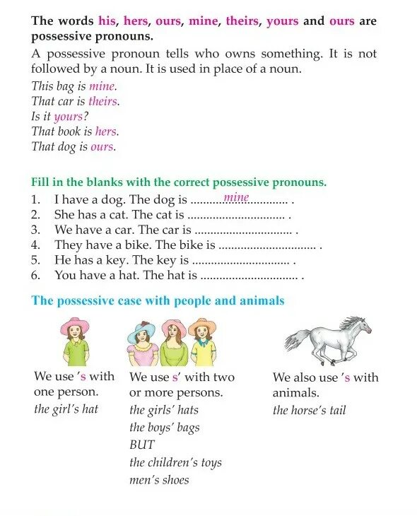 Mine mine mine song english. Possessive pronouns упражнения. Possessive adjectives задания. My mine упражнения. Упражнения на his her my your.