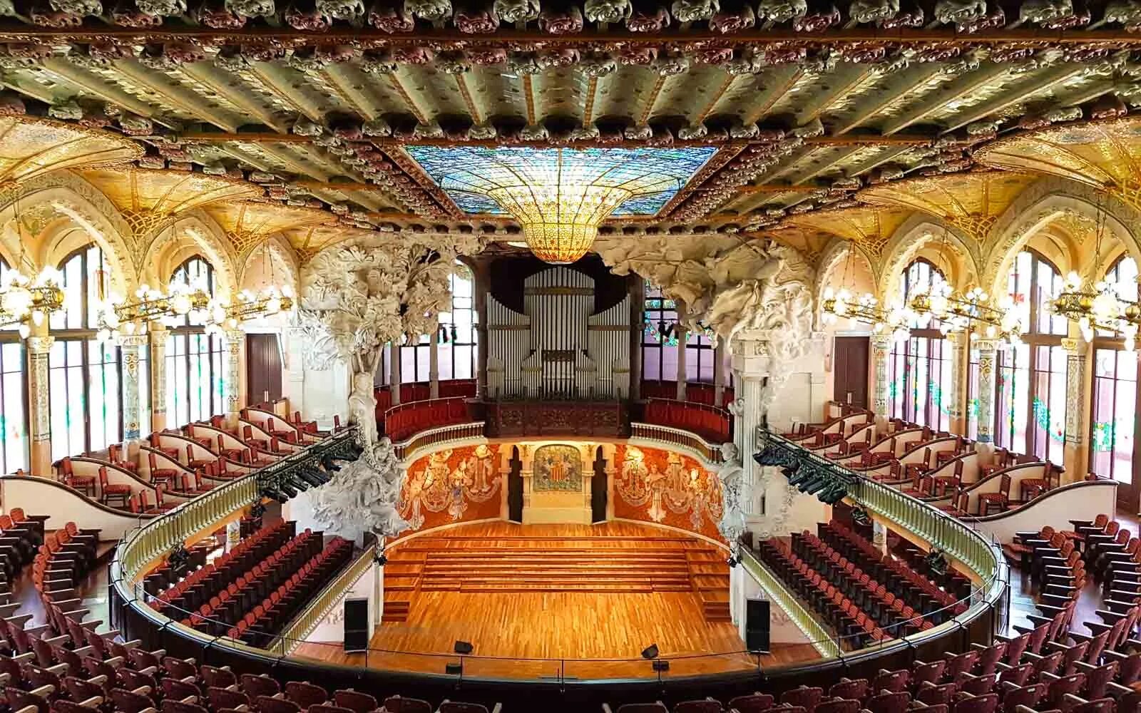 Palau de la música catalana барселона. Дворец каталонской музыки (барселона, испания) — 1908 год. Дворец саундтрек. Palau de la musica catalana театр. Дворец каталонской музыки, испания, барселона.