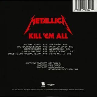 Metallica альбомы слушать