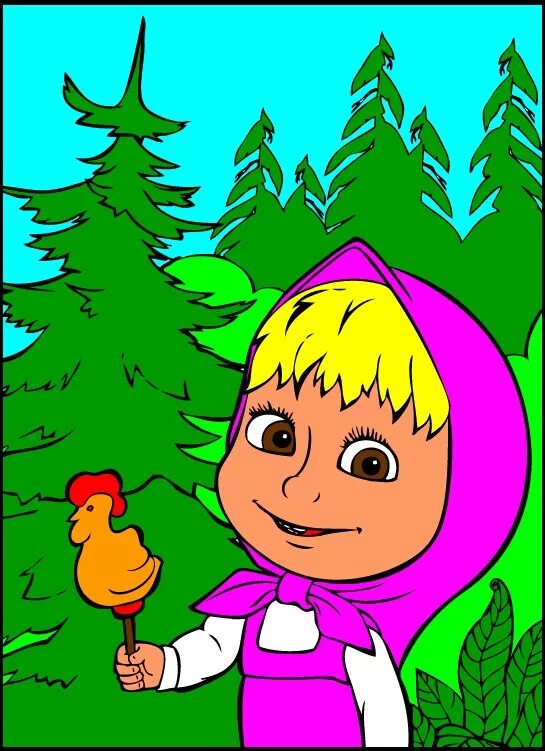 Маша рисунок. Маша и медведь. Рисунок Маши из мультфильма. Маша и медведь рисунок.