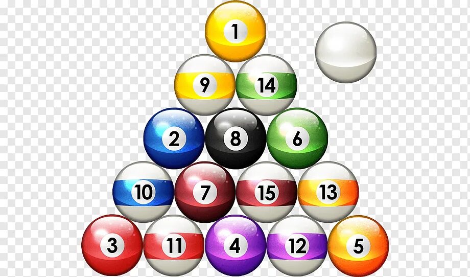 8 одноцветных шаров и 8 полосатых. Бильярдные шары. Бильярдные шары с цифрами. Бильярд рисунок. Бильярдные шары на прозрачном фоне.