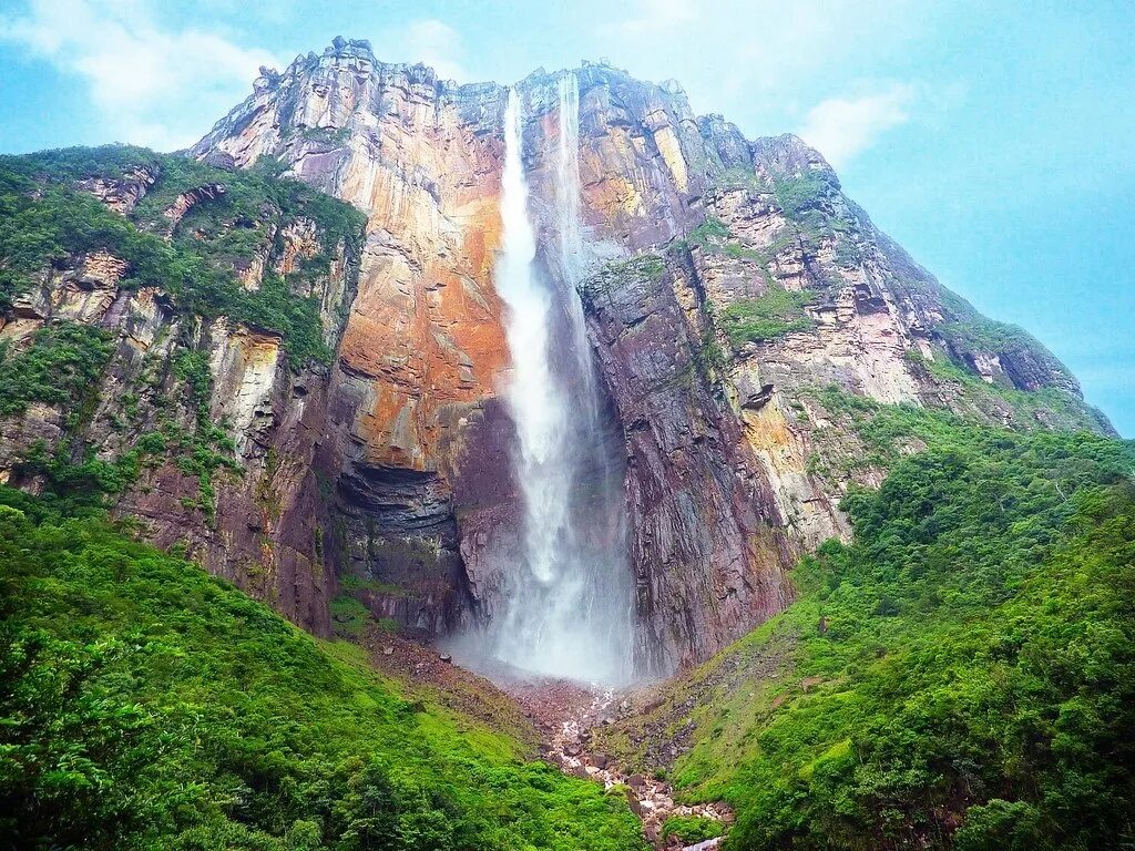 Какой водопад самый высокий. Боливар Венесуэла водопад. Водопад Анхель. Южная Америка водопад Анхель. Самый высокий водопад в мире: Анхель, Венесуэла.