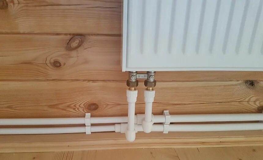 Комплект для обвязки радиаторов Uni-Fitt 192KIT 3/4"НР прямой - купить краны для