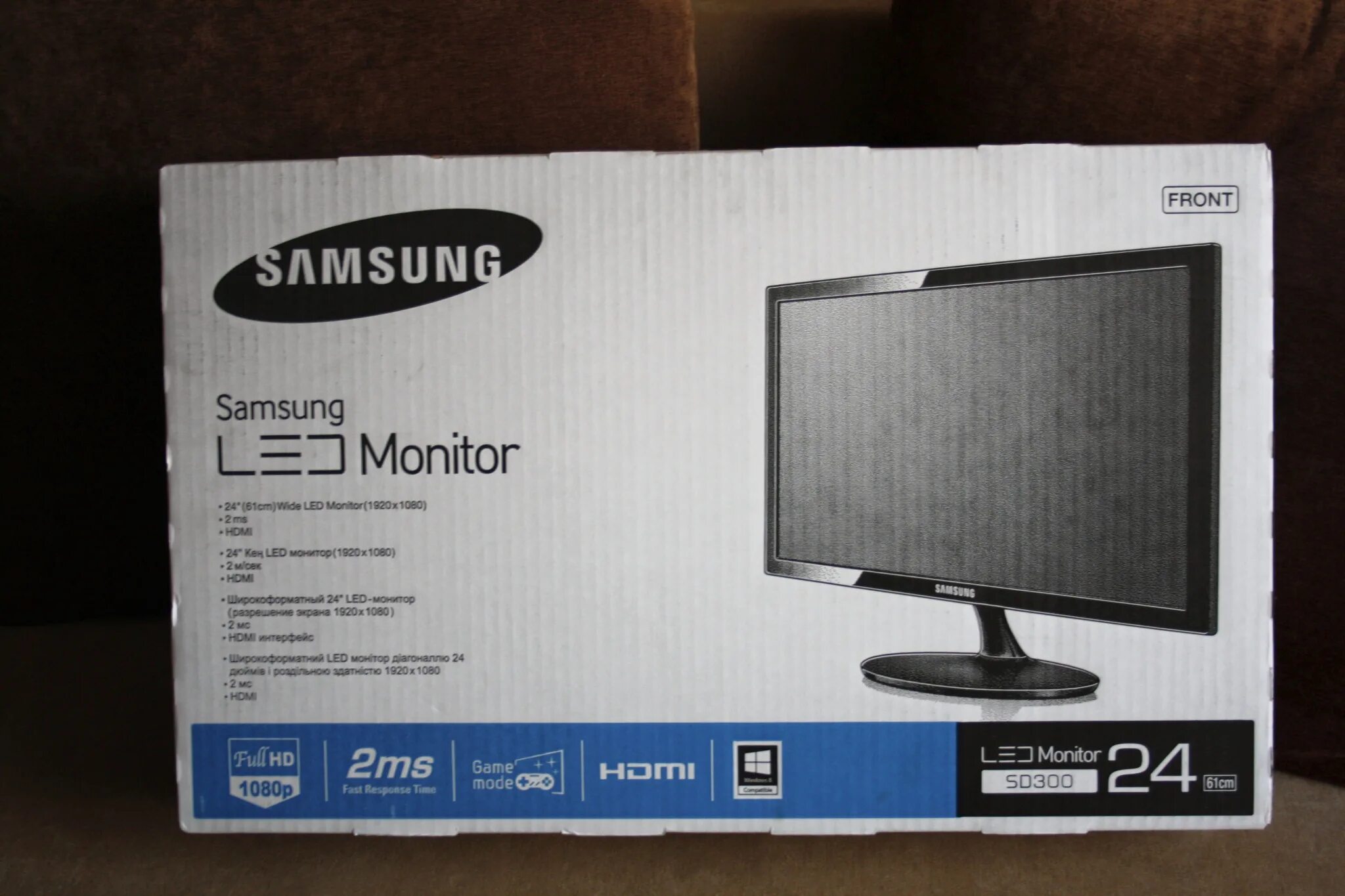 Снятие подставки для крепления монитора на стену. Монитор - Samsung LS27F358 - Y