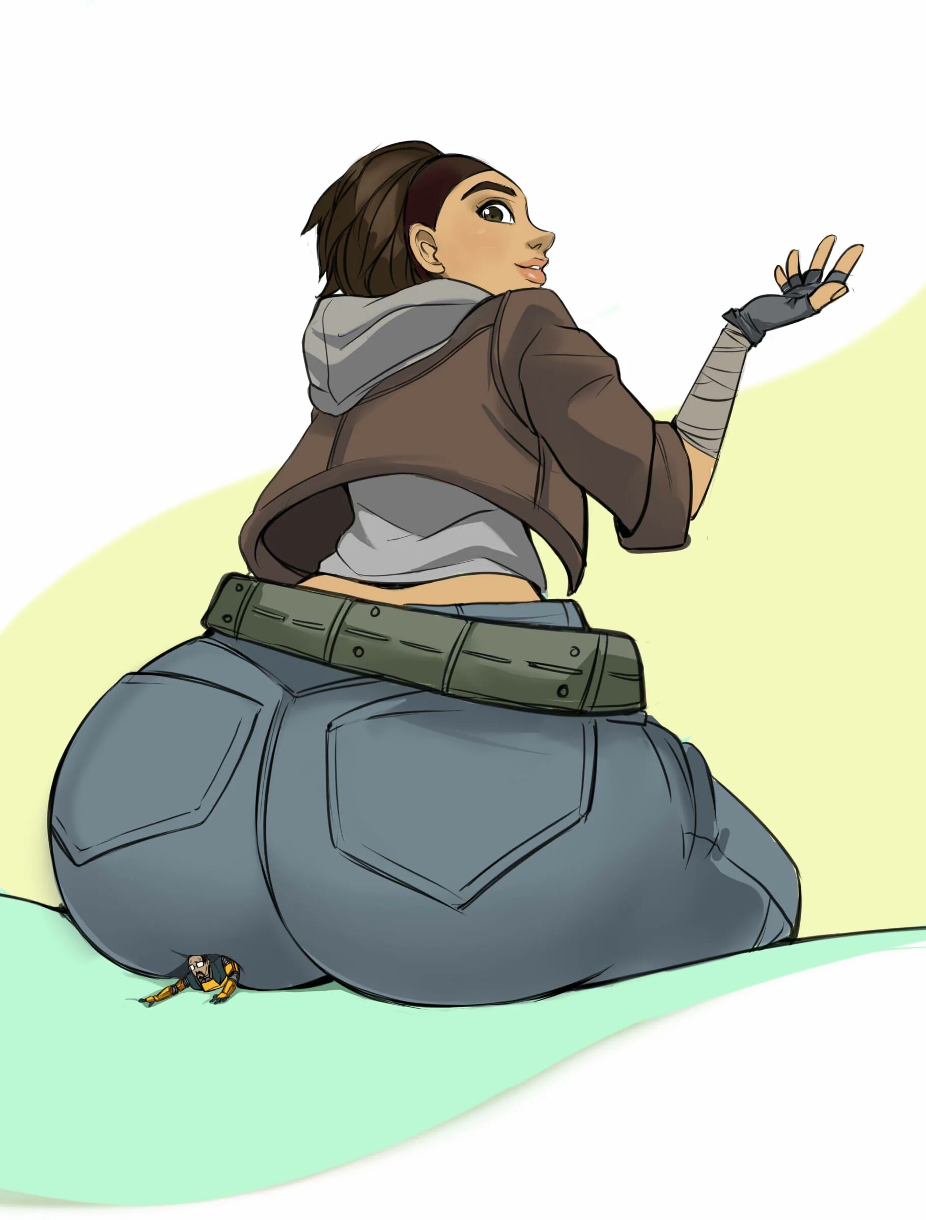 Half life rule 34. Thicc half Life. Alyx Vance thicc. Толстая Аликс Вэнс. Аликс Вэнс r34.