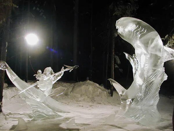 Что есть из льда. Корабль из льда. цифры из льда. скульптуры лёд. подсветка скульптур.