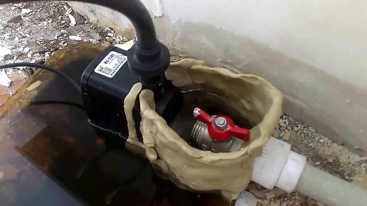 4 воду слить и