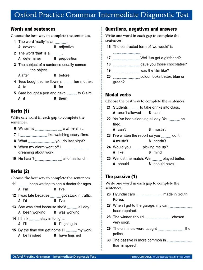 Grammar lists. Тест pre Intermediate по английскому Grammar. Тест по английскому с Intermediate на Upper Intermediate. Oxford Practice Grammar уровень: Intermediate. Уровни английского Intermediate pre-Intermediate.