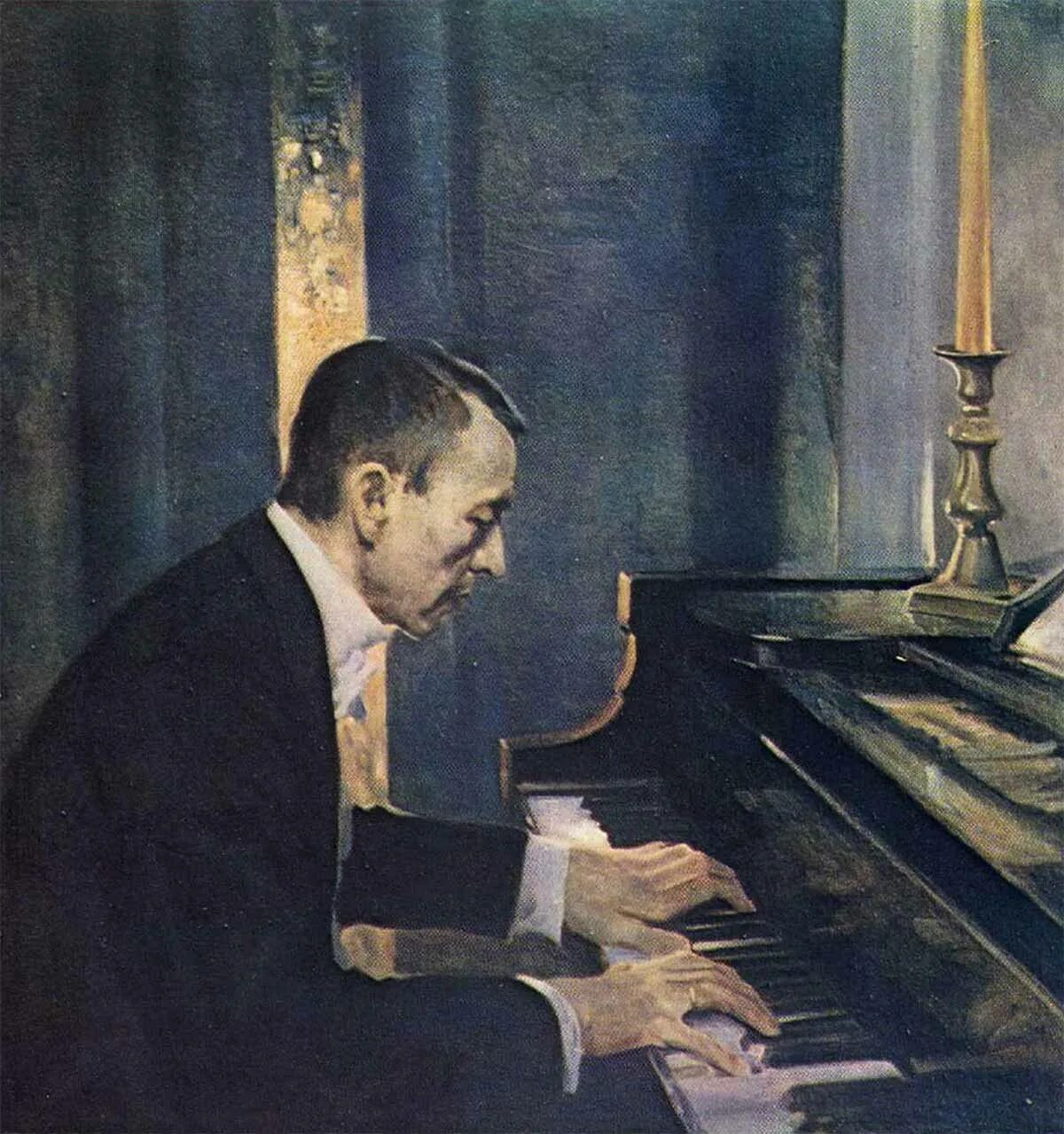 Мирам г э. Чемберс г. э. - с. в. Рахманинов за роялем (1930-е).
