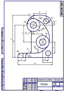 Инженерная графика вариант 9