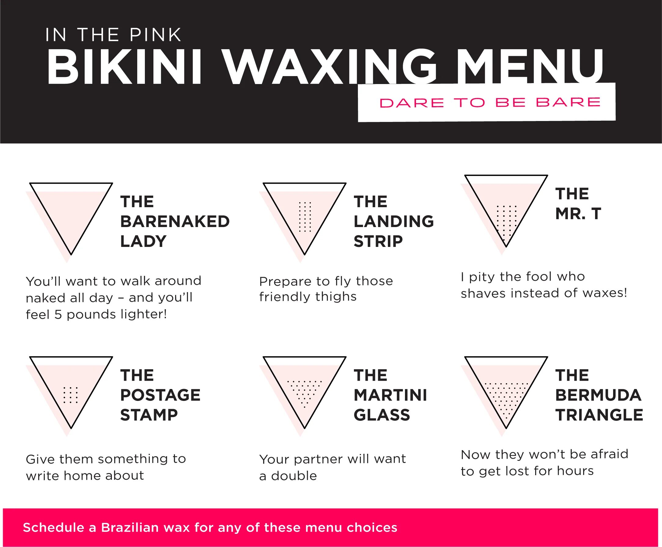 Brazilian bikini wax. Brazilian Wax vs Hollywood Wax. Landing strip.