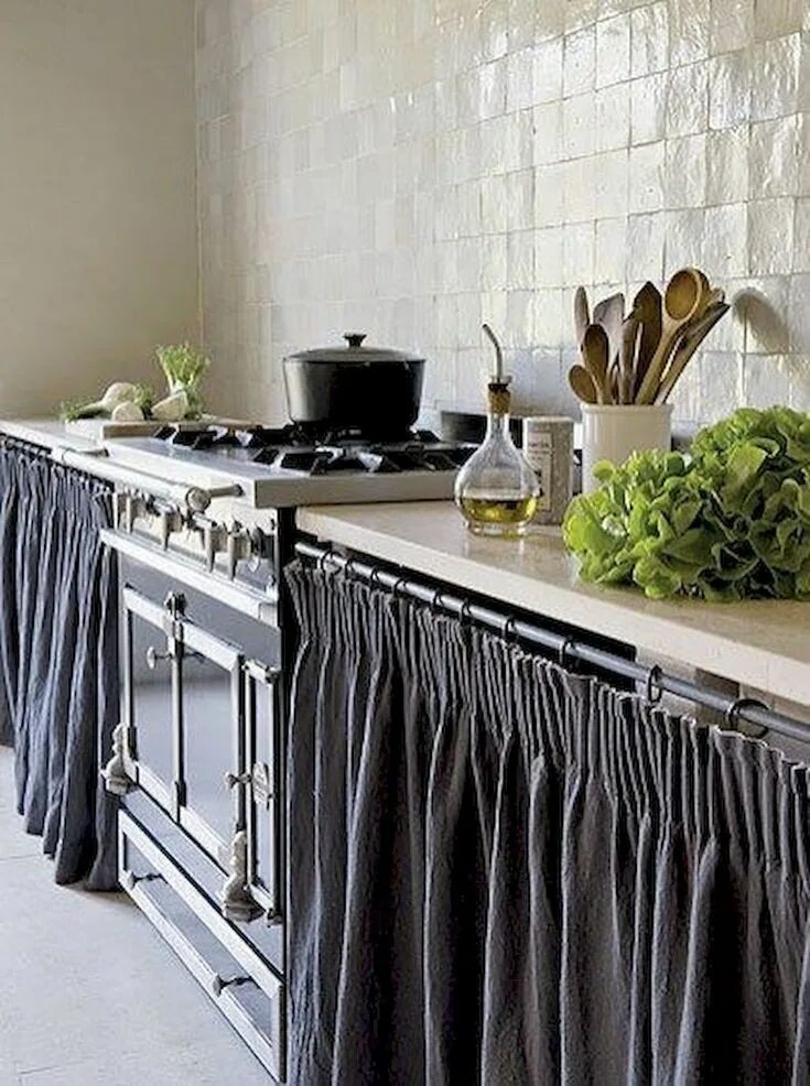 20 Kitchen Curtain Ideas That Are Seriously Drool-Worthy Cortinas para cocina, C