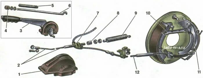 Стояночный тормоз нива. Стояночный тормоз Нива 21214. Трос ручника Нива 21213. Стояночный тормоз Нива Шевроле. Передний трос стояночного тормоза ВАЗ 2108.
