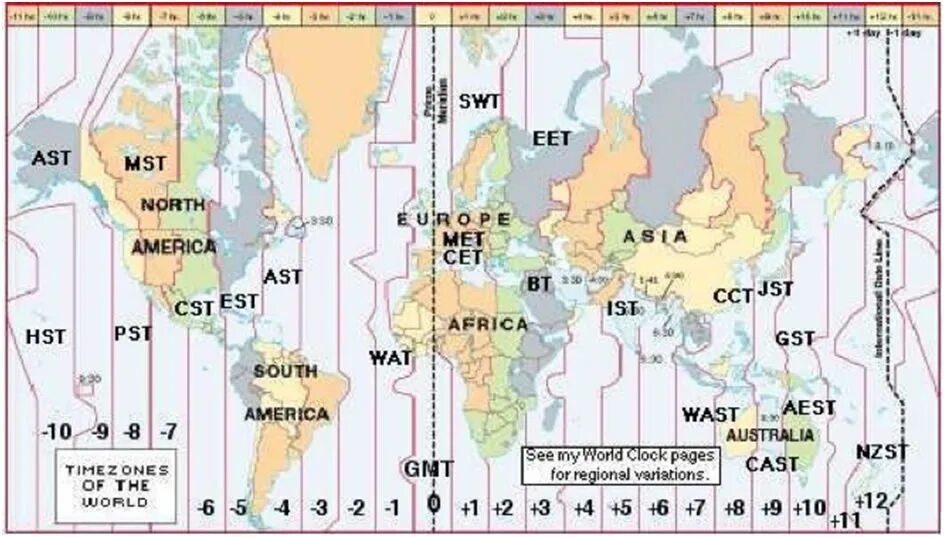 Разница во времени в странах. Часовые пояса. Время по Гринвичу. Временные зоны по Гринвичу. Часовые пояса от Гринвича.