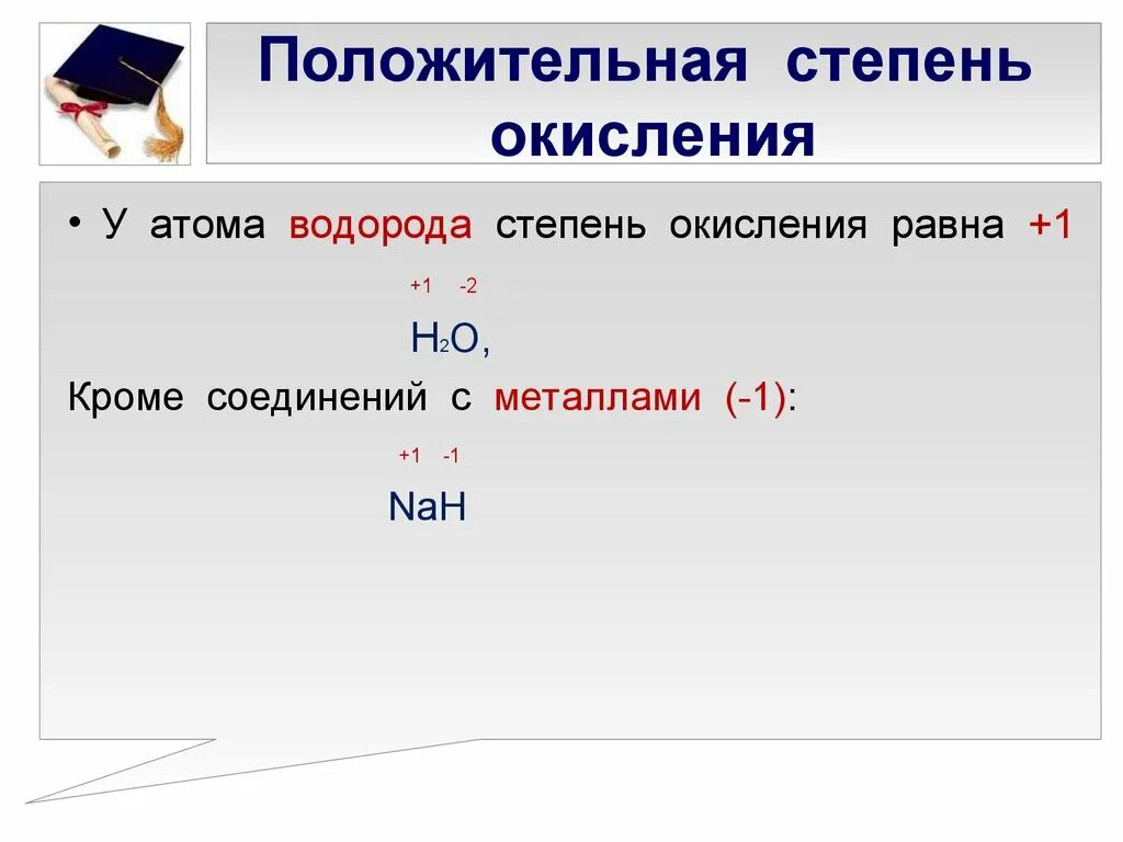 Положительную степень окисления проявляет в соединении. В каких соединениях у водорода степень окисления -1. Степень окисления водорода -1 в соединениях. Формулы в которых водород проявляет степень окисления +1. В каких веществах у водорода степень окисления -1.