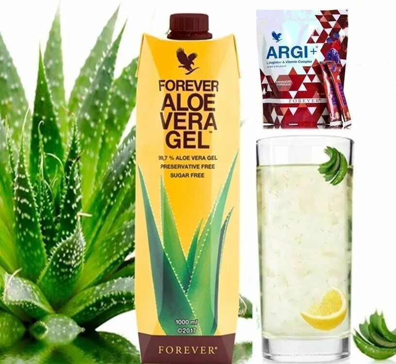 Гель алоэ Форевер. Forever aloe vera